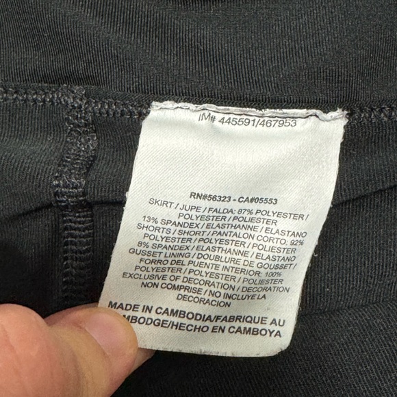 🔥Nike Dri-fit Black Athletic Skort Size Large - Picture 7 of 8